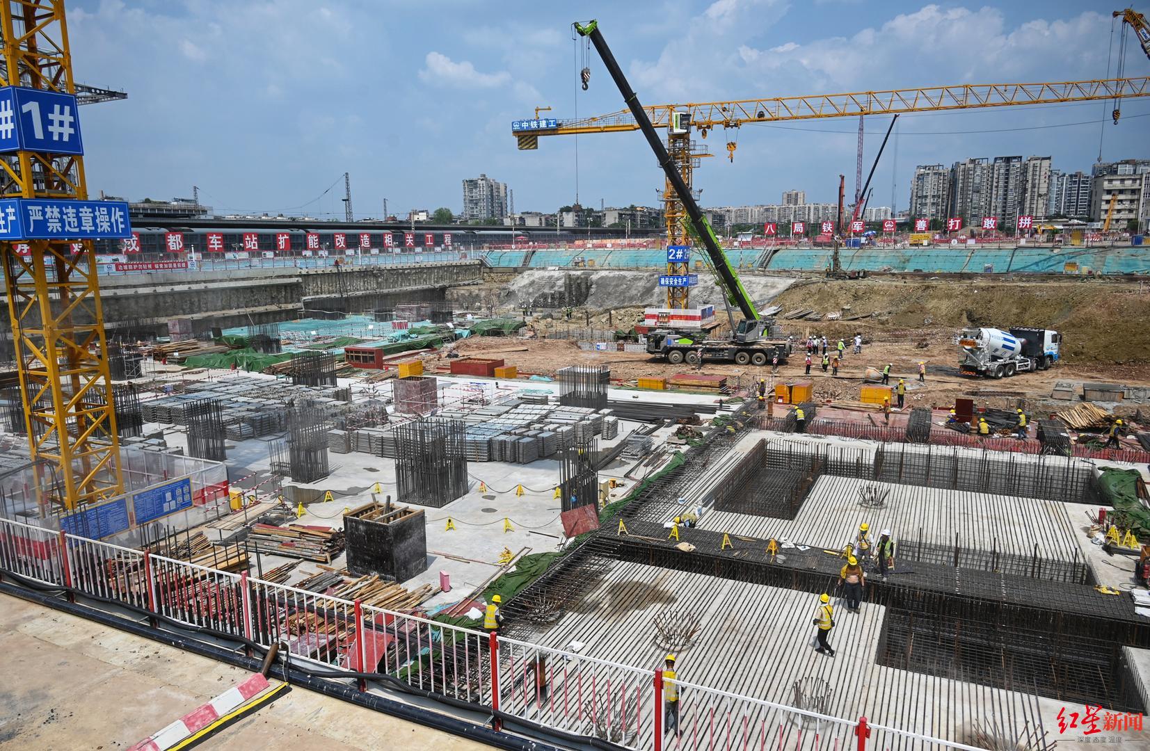 火車北站擴能改造進入二階段施工，商貿大道下穿隧道預計年內通車